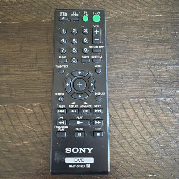 Sony Remote Control RMT-D197A DVD Good Condition - Picture 1 of 4